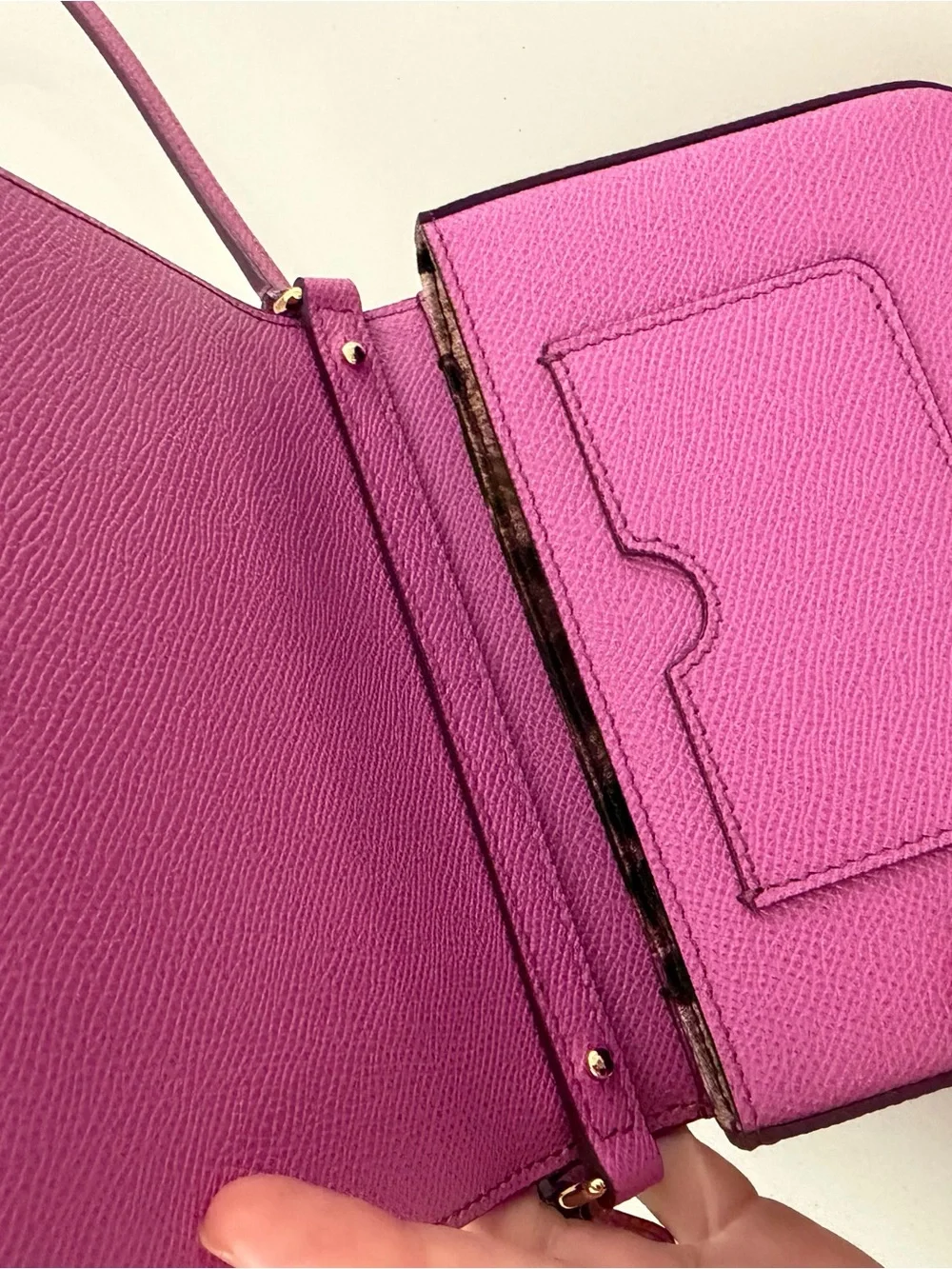 Dolce & Gabbana Pink Leather Tablet Sleeve with Wrist Strap